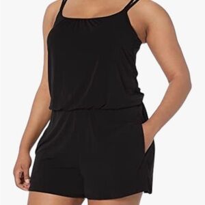 Maxine of Hollywood Women's Romper One Piece Swimsuit
